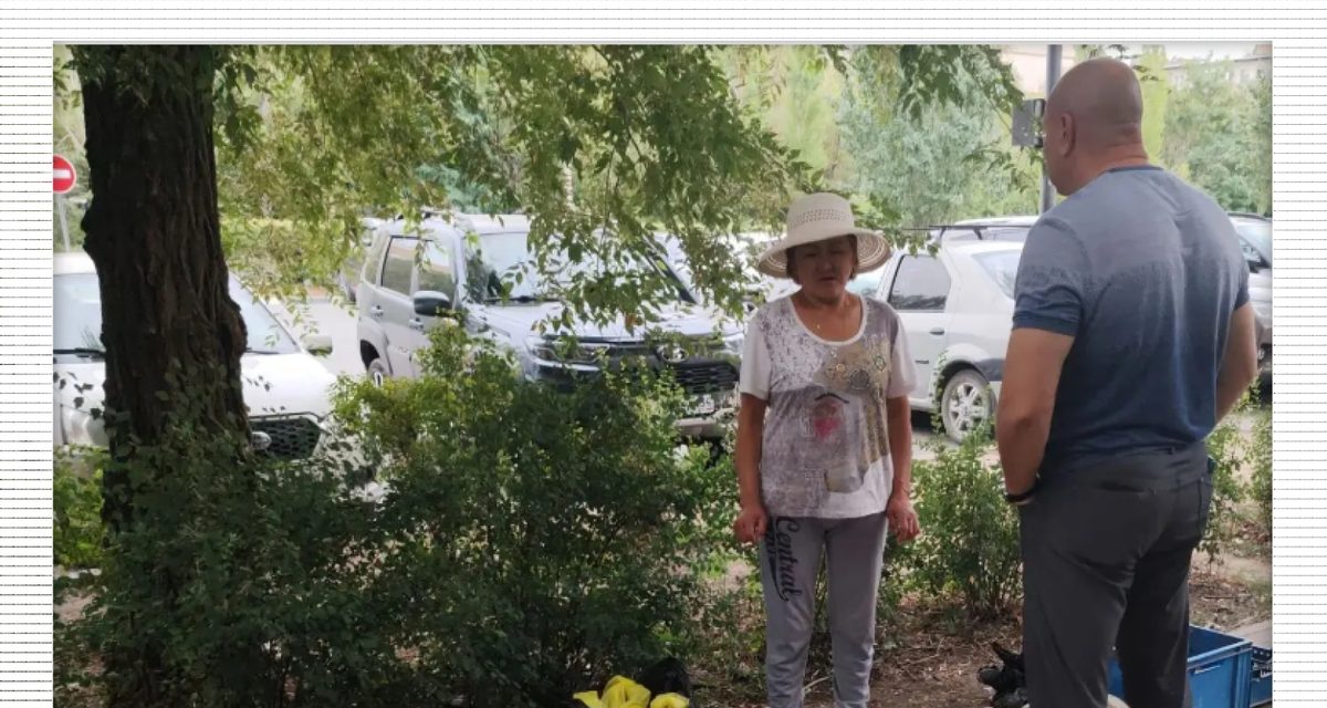 В Волжском женщина продавала молоко и рыбу без документов прямо с ящиков на асфальте
