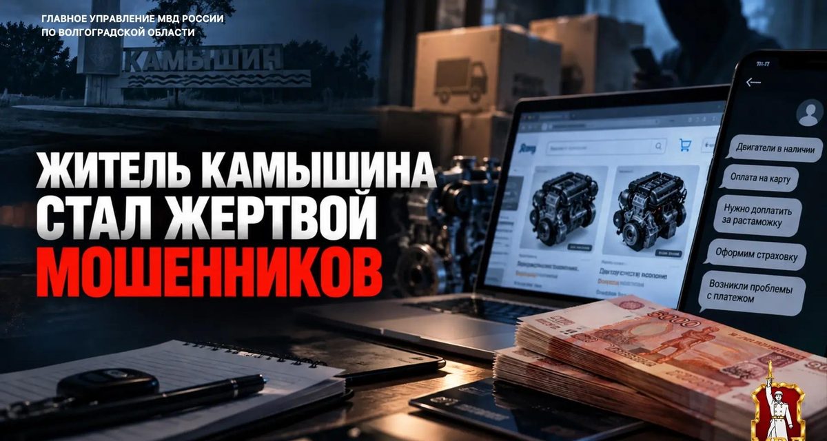 Житель Камышина перевел 211 тысяч за два двигателя и не получил товар